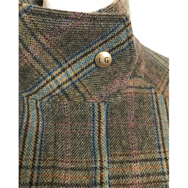 Horseware Lucinda Green Blenheim Jacket - Green Blue Tweed-1